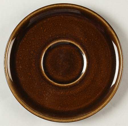 American Modern Black Chutney Saucer