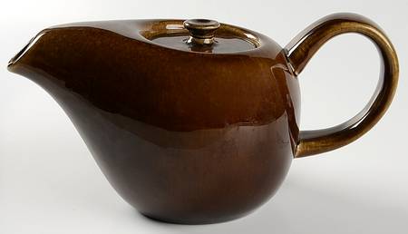 American Modern Black Chutney Mini Coffee Pot & Lid