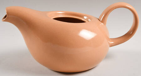 American Modern Cantaloupe Teapot No Lid