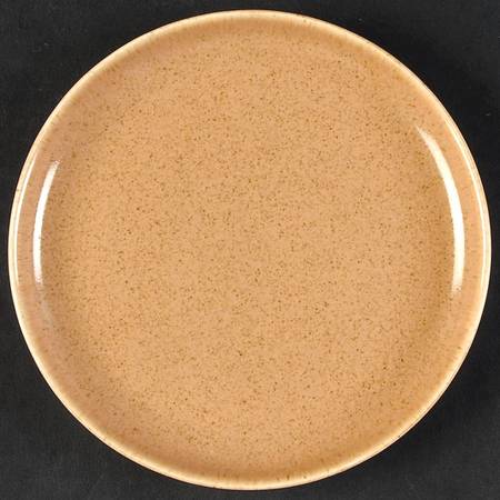 American Modern Cantaloupe Bread & Butter Plate
