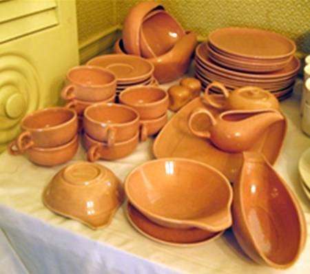 American Modern Cantaloupe Gravy Boat
