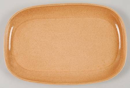 American Modern Cantaloupe 13" Oval Serving Platter