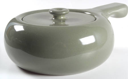 American Modern Cedar Green 2 Qt Round Covered Casserole