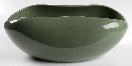 American Modern Cedar Green 11" Large Salad Serving Bowl
