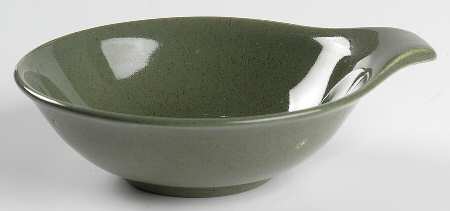 American Modern Cedar Green Lugged Fruit/Dessert (Sauce) Bowl