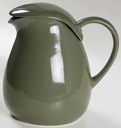 American Modern Cedar Green Pitcher & Lid