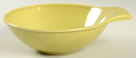 American Modern Chartreuse Lugged Soup Bowl
