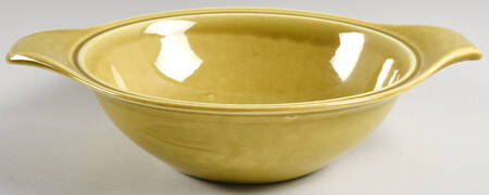 American Modern Chartreuse Round Vegetable No Lid