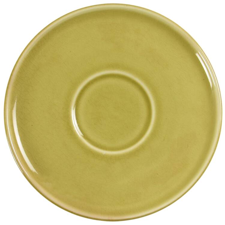 American Modern Chartreuse Saucer