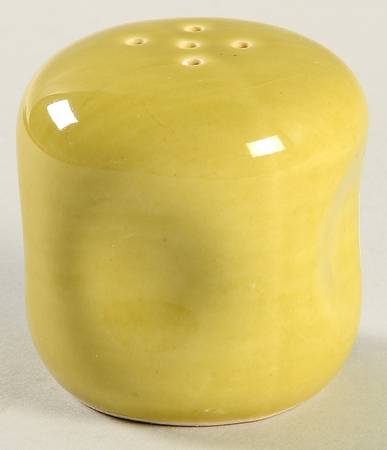 American Modern Chartreuse Pepper Shaker