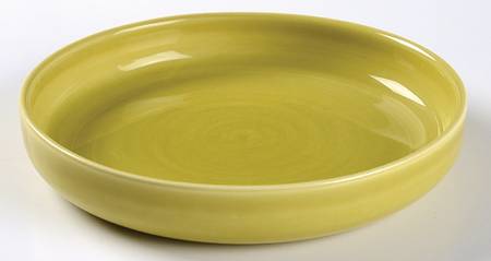 American Modern Chartreuse Child's Plate