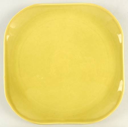 American Modern Chartreuse 13" Square Chop Plate