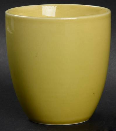American Modern Chartreuse Tall China Tumbler