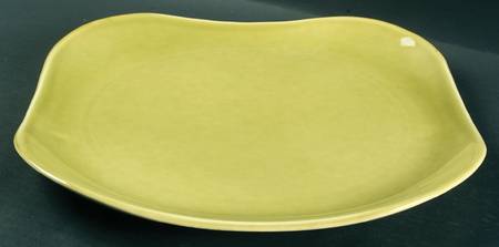 American Modern Chartreuse 12" Square Chop Plate