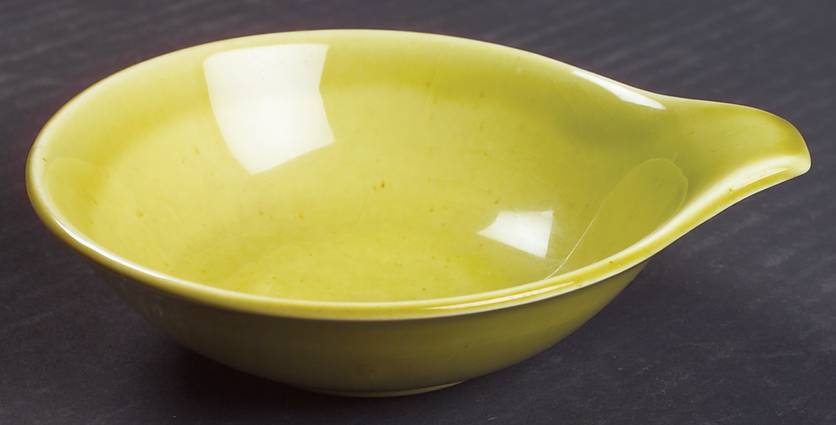 American Modern Chartreuse Lugged Fruit/Dessert (Sauce) Bowl