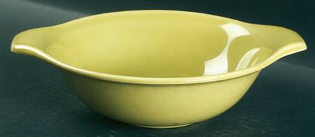 American Modern Chartreuse 9" Round Baker