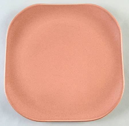 American Modern Coral 13" Square Chop Plate