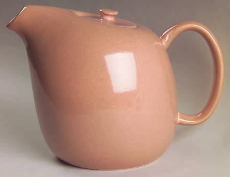 American Modern Coral Coffee Pot & Lid
