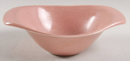 American Modern Coral Open Sauce Boat