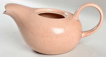 American Modern Coral Teapot No Lid
