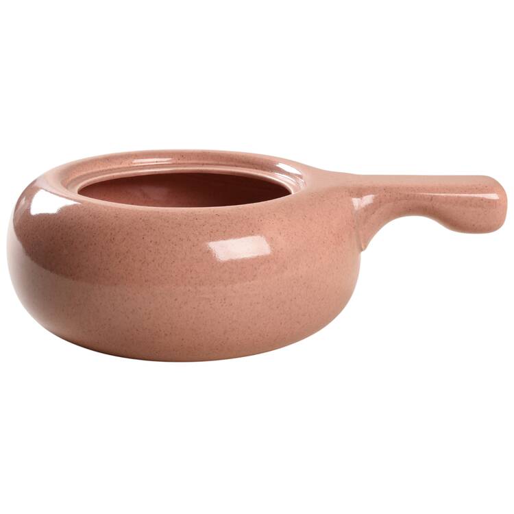American Modern Coral 2 Qt Round Covered Casserole No Lid
