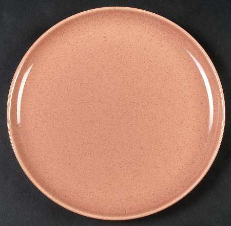 American Modern Coral Salad Plate
