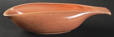 American Modern Coral Gravy Boat