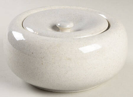 American Modern Granite Gray Ice Box Jar & Lid