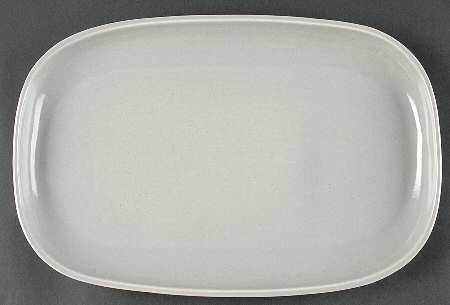 American Modern Granite Gray 13" Oval Serving Platter