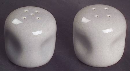 American Modern Granite Gray Salt & Pepper Set