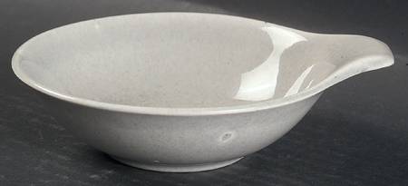 American Modern Granite Gray Lugged Fruit/Dessert (Sauce) Bowl