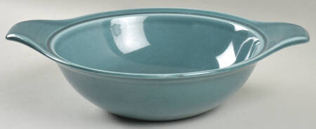 American Modern Seafoam Green Round Vegetable No Lid