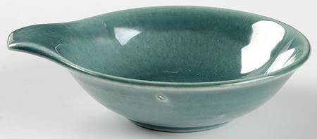 American Modern Seafoam Green Lugged Fruit/Dessert (Sauce) Bowl