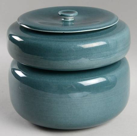 American Modern Seafoam Green (3 Piece) Stack Set (Large & Small Bowl with Lid)