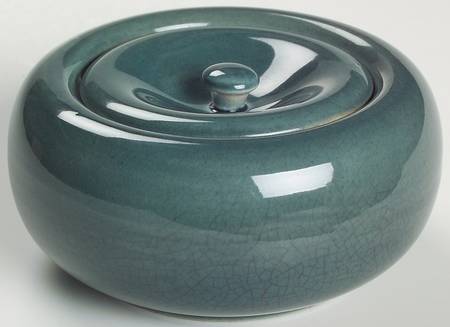 American Modern Seafoam Green Ice Box Jar & Lid