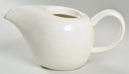 American Modern White Mini Coffee Pot No Lid