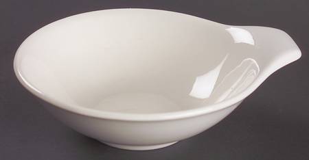 American Modern White Lugged Soup Bowl