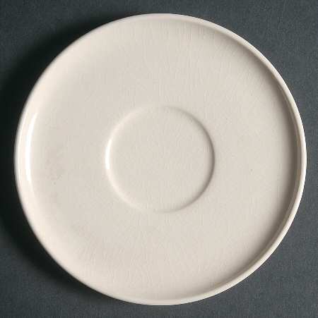 American Modern White Saucer