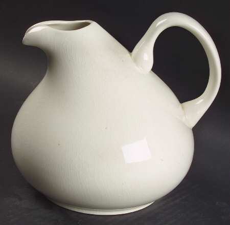 American Modern White Open Carafe