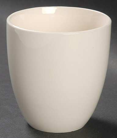 American Modern White Tall China Tumbler