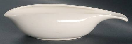 American Modern White Gravy Boat