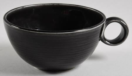 Contempora Charcoal Flat Cup