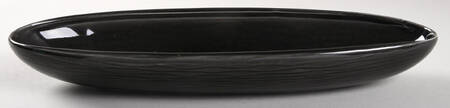 Contempora Charcoal 13" Oblong Serving Bowl