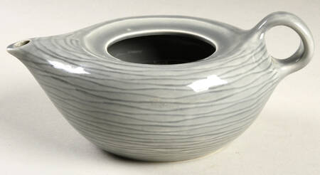 Contempora Mist Gray Individual Teapot No Lid