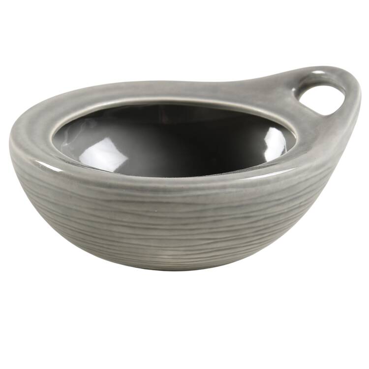 Contempora Mist Gray Sugar Bowl No Lid