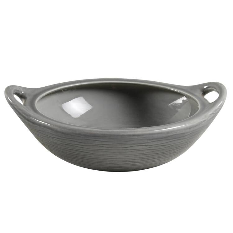 Contempora Mist Gray 2 Qt Round Covered Casserole No Lid