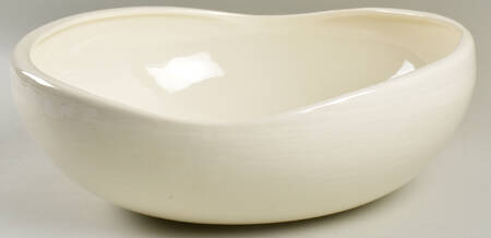 Contempora Sand White 11" Large Salad Serving Bowl