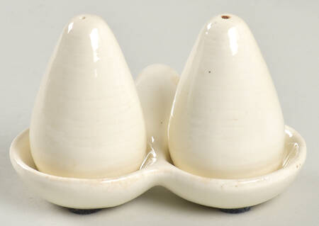 Contempora Sand White (3 Pc) Salt & Pepper Tray Set