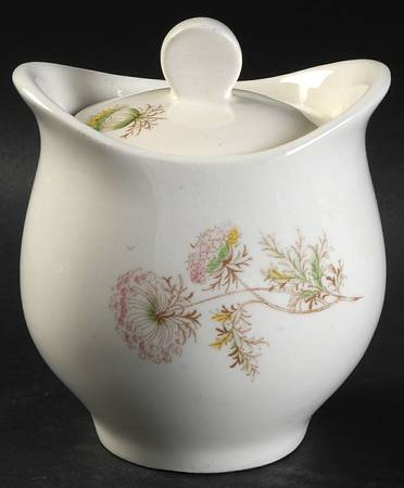 Dainty Lace Sugar Bowl & Lid