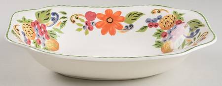 Harvest 8" Oval Vegetable Bowl